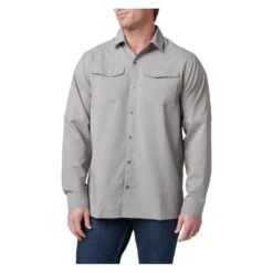 Men's 5.11 Long Sleeve Freedom Flex Shirt Mortar