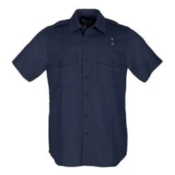 Men's 5.11 Short Sleeve Taclite PDU Class A Shirts Navy~1