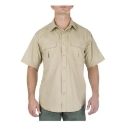 Men's 5.11 Short Sleeve Taclite Pro Shirts Khaki