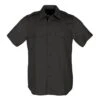 Women's 5.11 Short Sleeve Twill PDU Class A Shirts Black~2