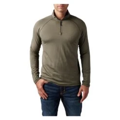 Men's 5.11 Stratos 1/4 Zip Green