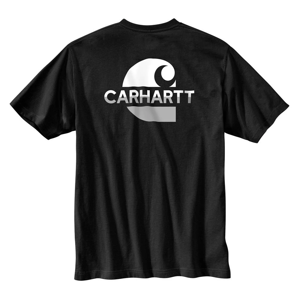 Men's Carhartt Loose Fit Heavyweight Pocket C Graphic T-Shirt Black