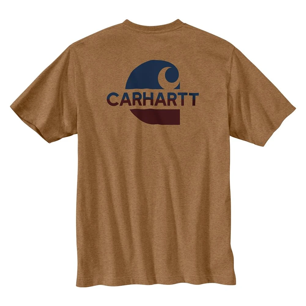 Men's Carhartt Loose Fit Heavyweight Pocket C Graphic T-Shirt Heather