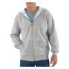 Men's Carhartt Midweight Front Zip Hoodie Gray