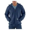 Men's Carhartt Midweight Front Zip Hoodie Navy