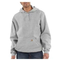 Men's Carhartt Midweight Hoodie Gray