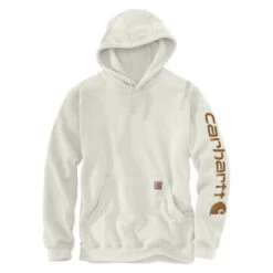 Men's Carhartt Midweight Logo Hoodie Malt