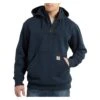 Men's Carhartt Rain Defender Loose Fit Heavyweight Quarter-Zip Sweatshirt Navy