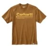Men's Carhartt Relaxed Fit Heavyweight Outdoors Graphic T-Shirt Brown