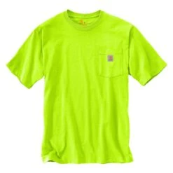 Men's Carhartt Workwear Pocket T-Shirt Lime