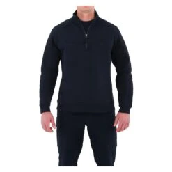 Men's First Tactical 1/4 Zip Job Shirt Navy~1