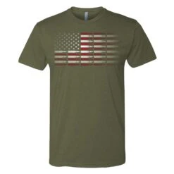 Men's First Tactical Ammo Flag T-Shirt Green