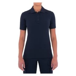 Women's First Tactical Pen Pocket Polo Navy~2