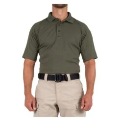 Men's First Tactical Performance Polo Green~1