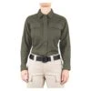Women's First Tactical V2 BDU Long Sleeve Shirt Green~2