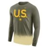 Men's NIKE Army Black Knight US Long Sleeve T-Shirt Olive