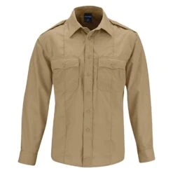 Men's Propper Long Sleeve Class B Ripstop Shirt Khaki~1