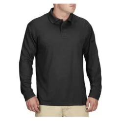 Men's Propper Long Sleeve Uniform Polo Black~1