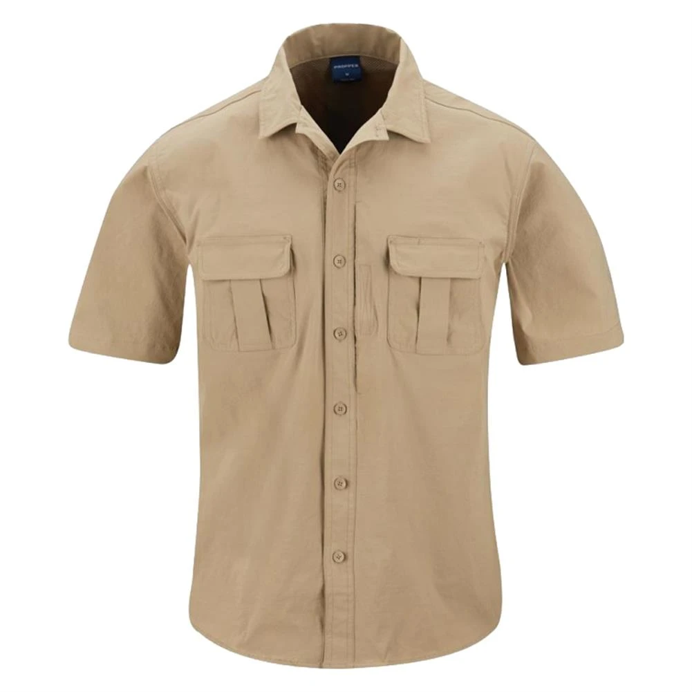 Men's Propper Short Sleeve Summerweight Tactical Shirt Khaki