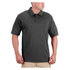 Men's Propper Uniform Cotton Polo Charcoal~1