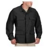 Men's Propper Uniform Poly / Cotton Ripstop BDU Coats Black