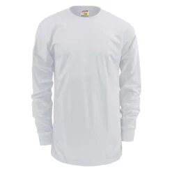 Men's Soffe Dri-Release Long Sleeve T-Shirt White