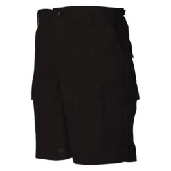 Men's TRU-SPEC Cotton Ripstop BDU Shorts (Zip Fly) Black
