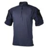 Men's TRU-SPEC Nylon / Cotton 1/4 Zip Short Sleeve Combat Shirt Navy