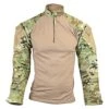 Men's TRU-SPEC Nylon / Cotton 1/4 Zip Tactical Response Combat Shirt Coyote