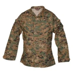 Men's TRU-SPEC Poly / Cotton Twill Digital Battle Shirts Woodland