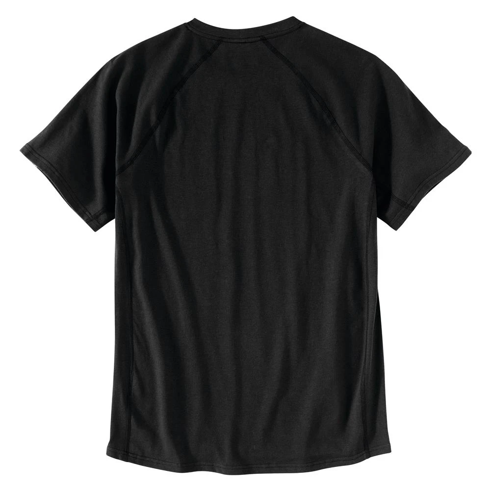 Men's Carhartt Force Pocket T-Shirt Black - Image 2
