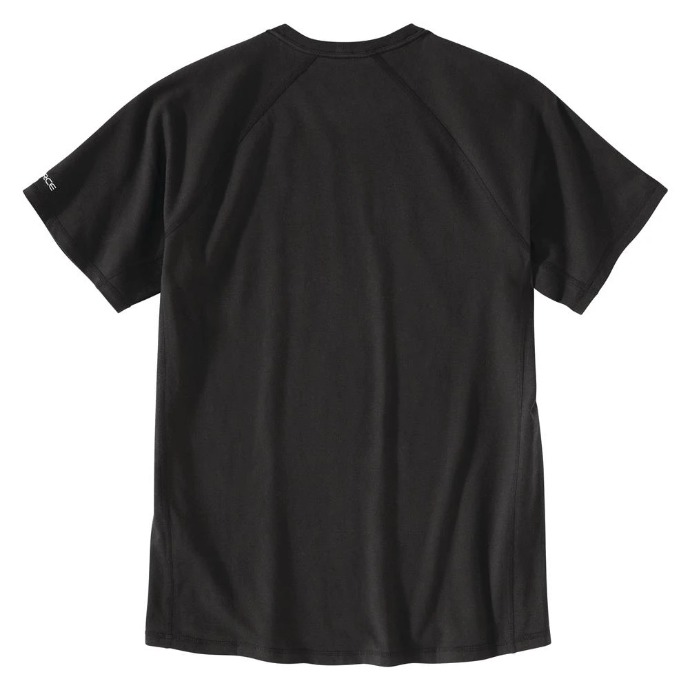 Men's Carhartt Force Relaxed Fit Midweight T-Shirt Black - Image 2