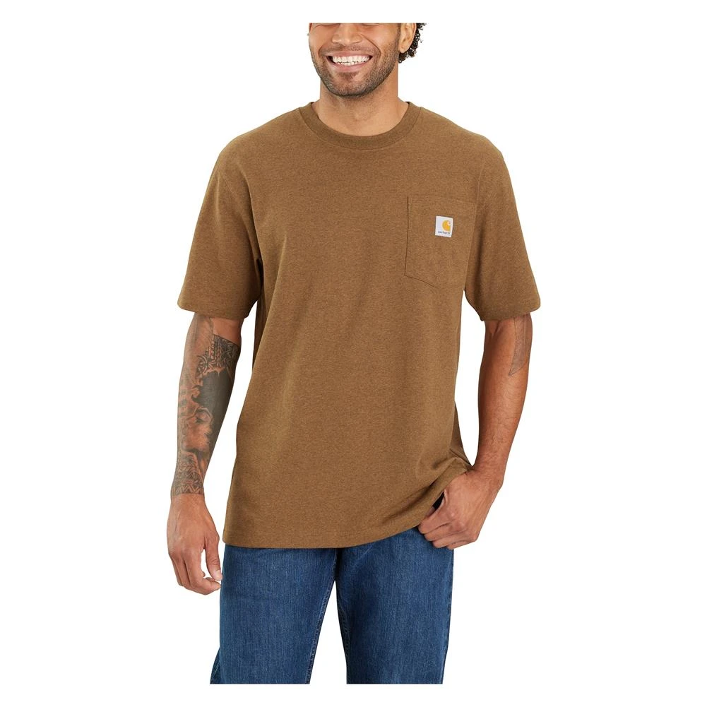 Men's Carhartt Loose Fit Heavyweight Pocket C Graphic T-Shirt Heather - Image 2