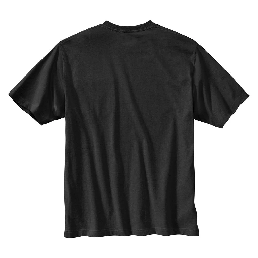 Men's Carhartt Loose Fit Heavyweight Quality Graphic T-Shirt Black - Image 2