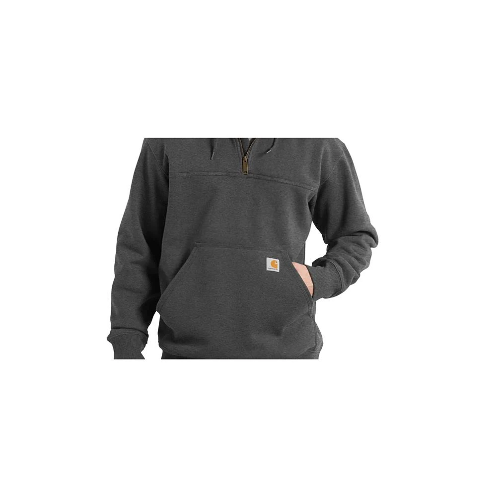 Men's Carhartt Rain Defender Loose Fit Heavyweight Quarter-Zip Sweatshirt Heather - Image 2