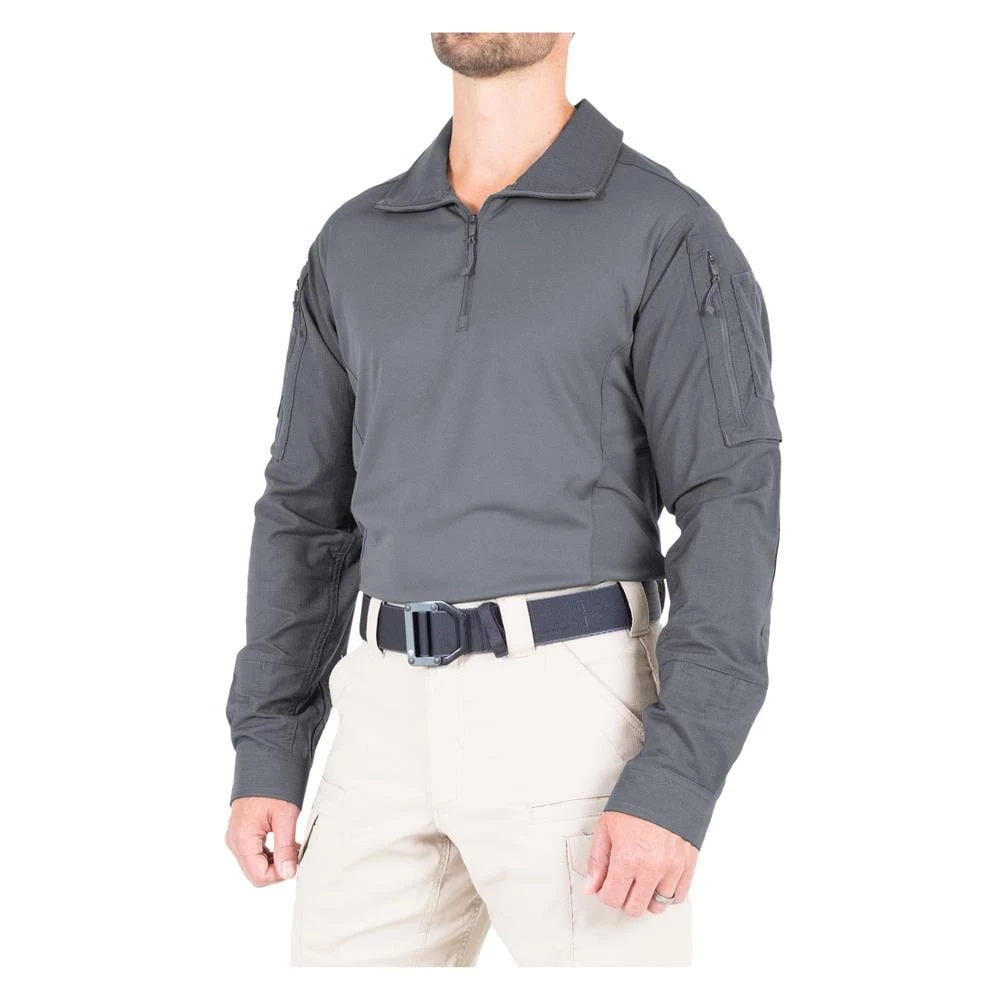 Men's First Tactical Defender Shirt Gray - Image 2