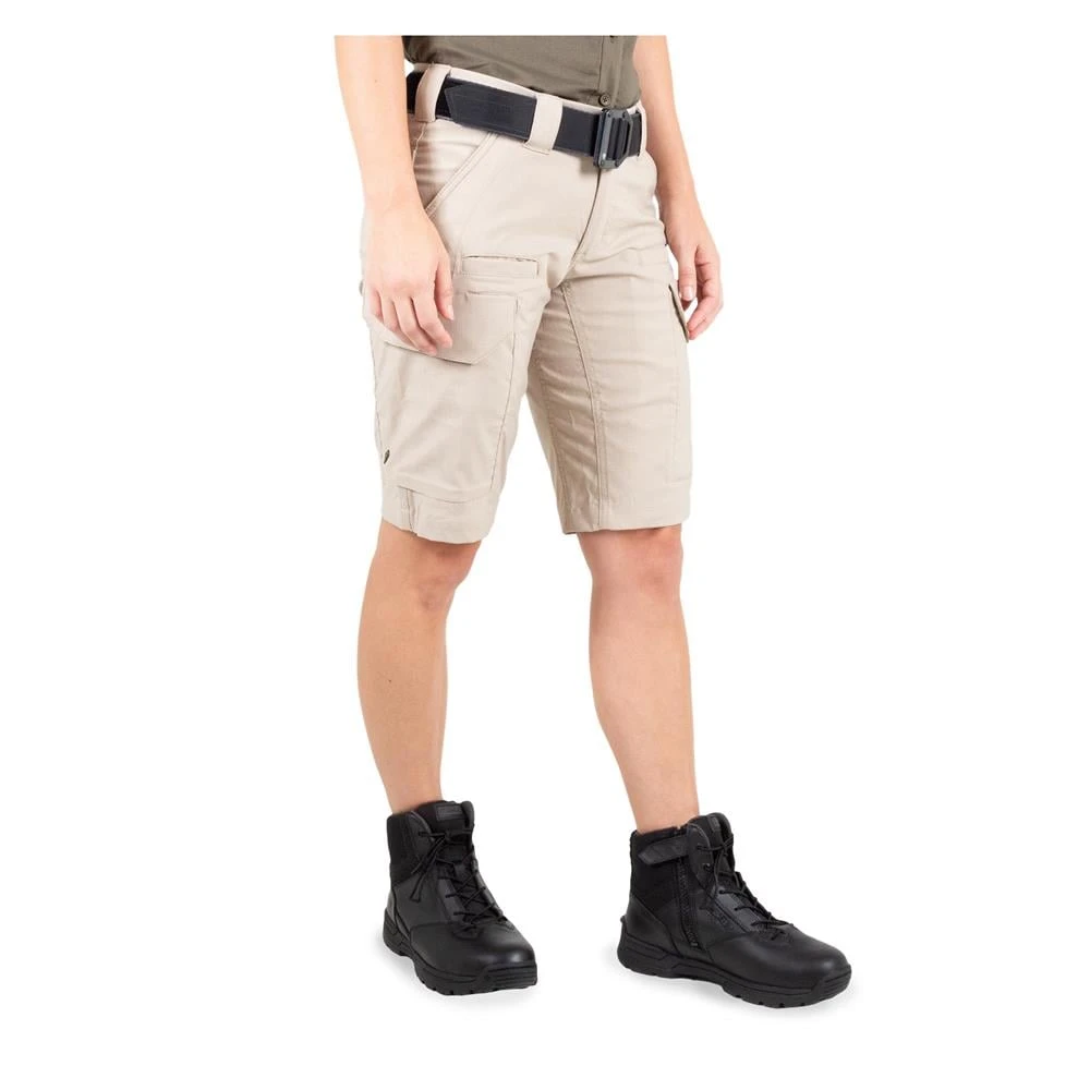 Women's First Tactical V2 Shorts Khaki~2 - Image 2