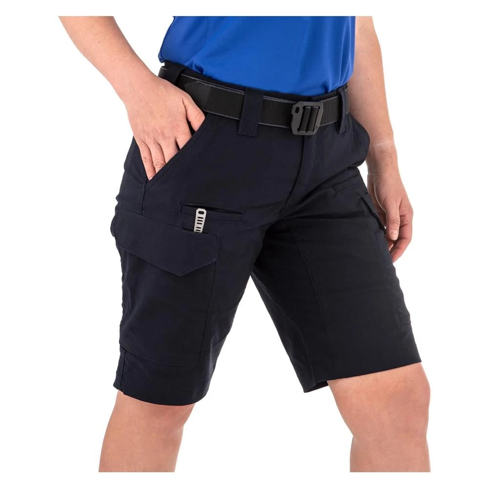 Women's First Tactical V2 Shorts Navy~2 - Image 2