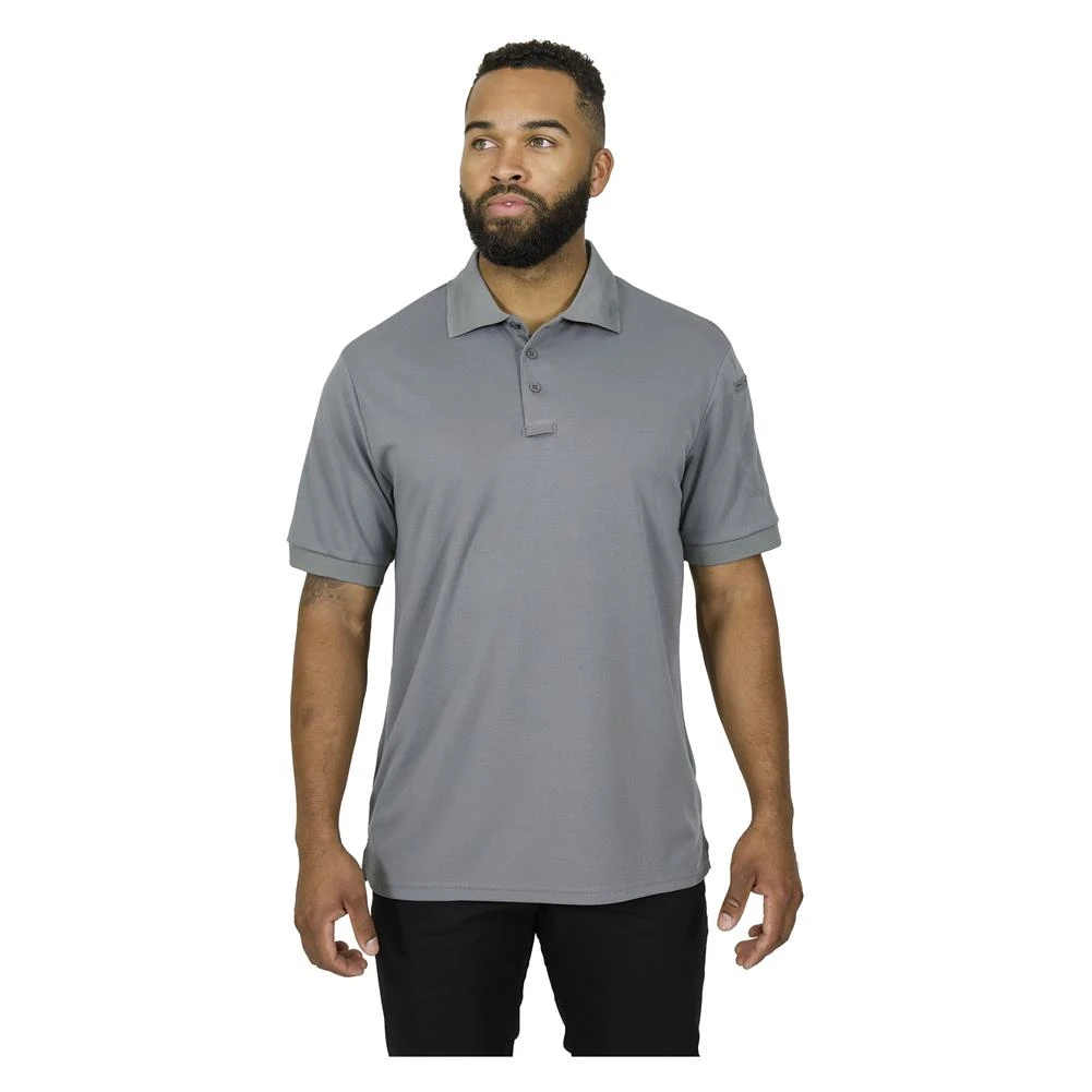 Men's Mission Made Tactical Polo Gray - Image 2