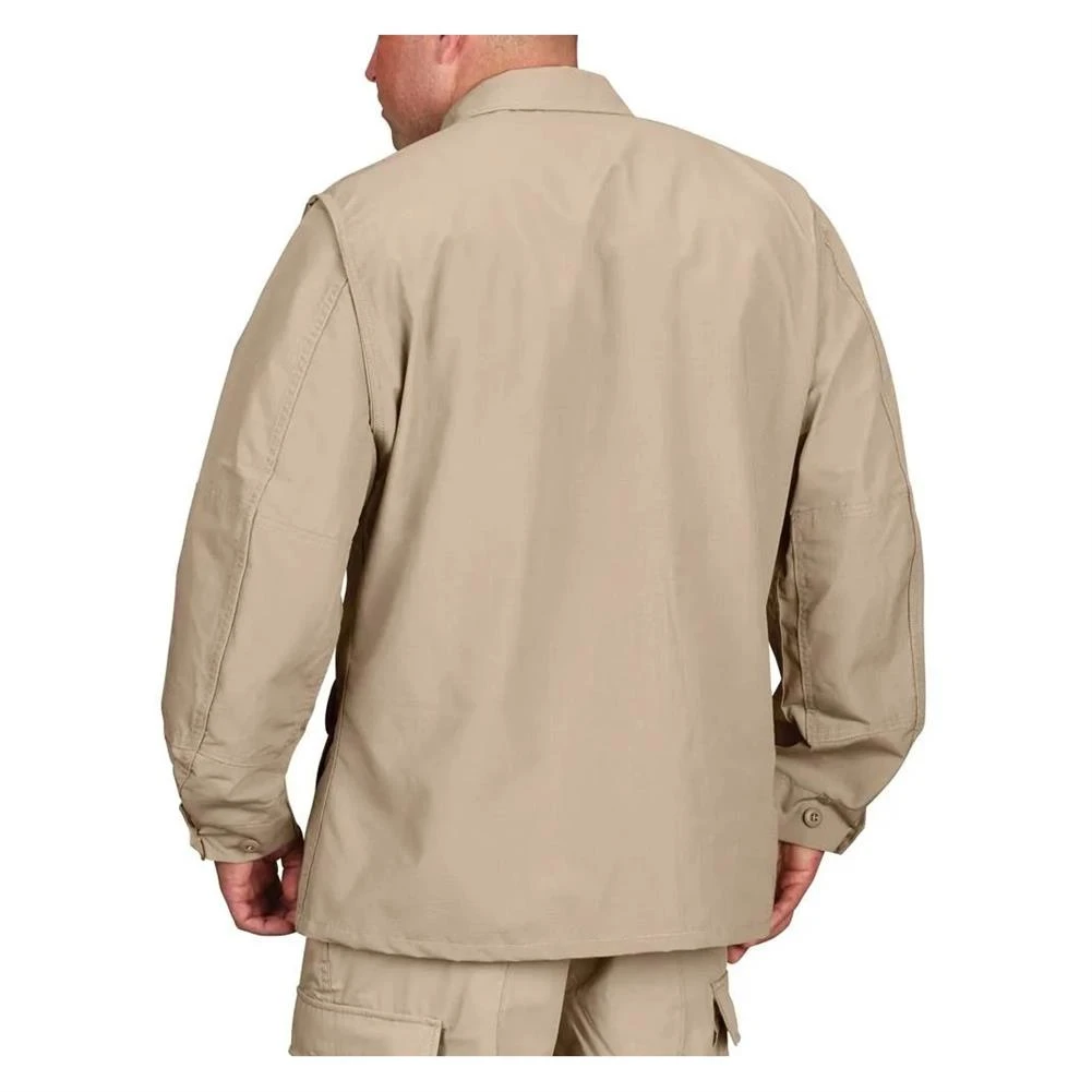 Men's Propper Cotton Ripstop BDU Coats Khaki - Image 2