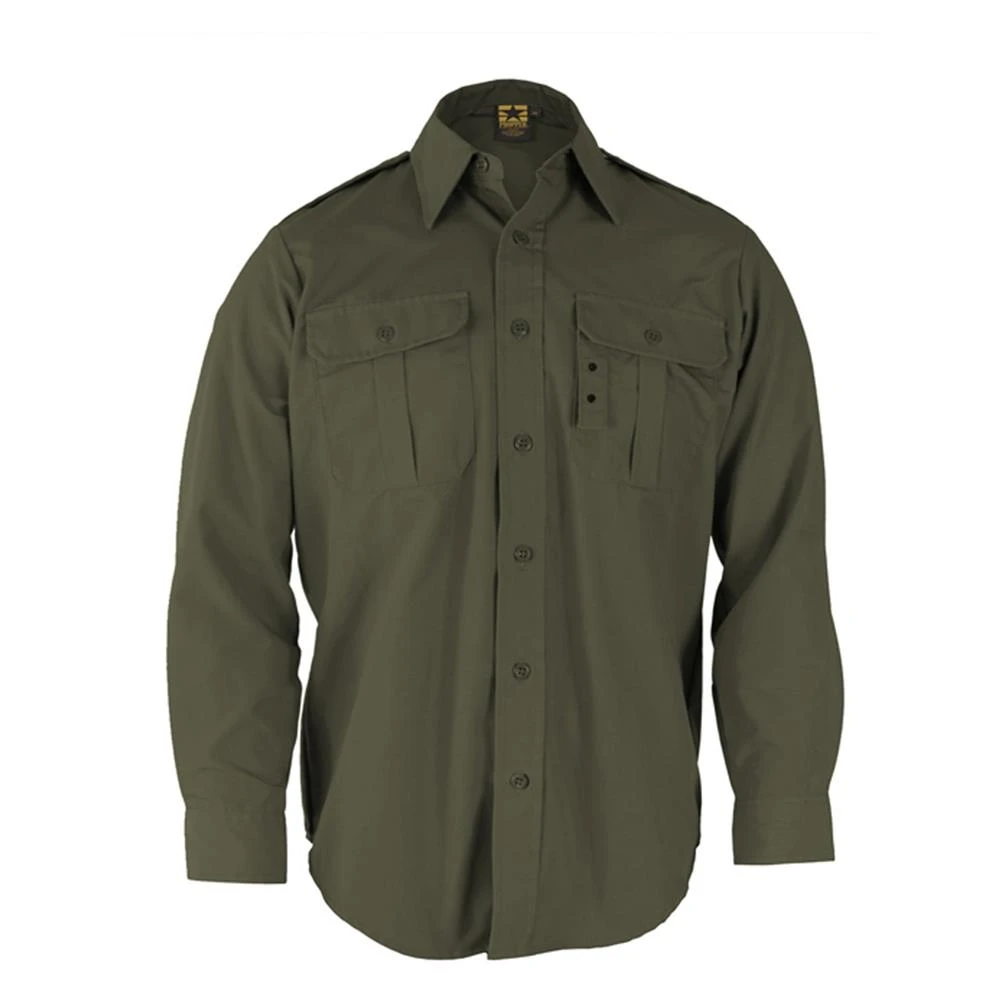 Men's Propper Long Sleeve Tactical Dress Shirts Olive - Image 2
