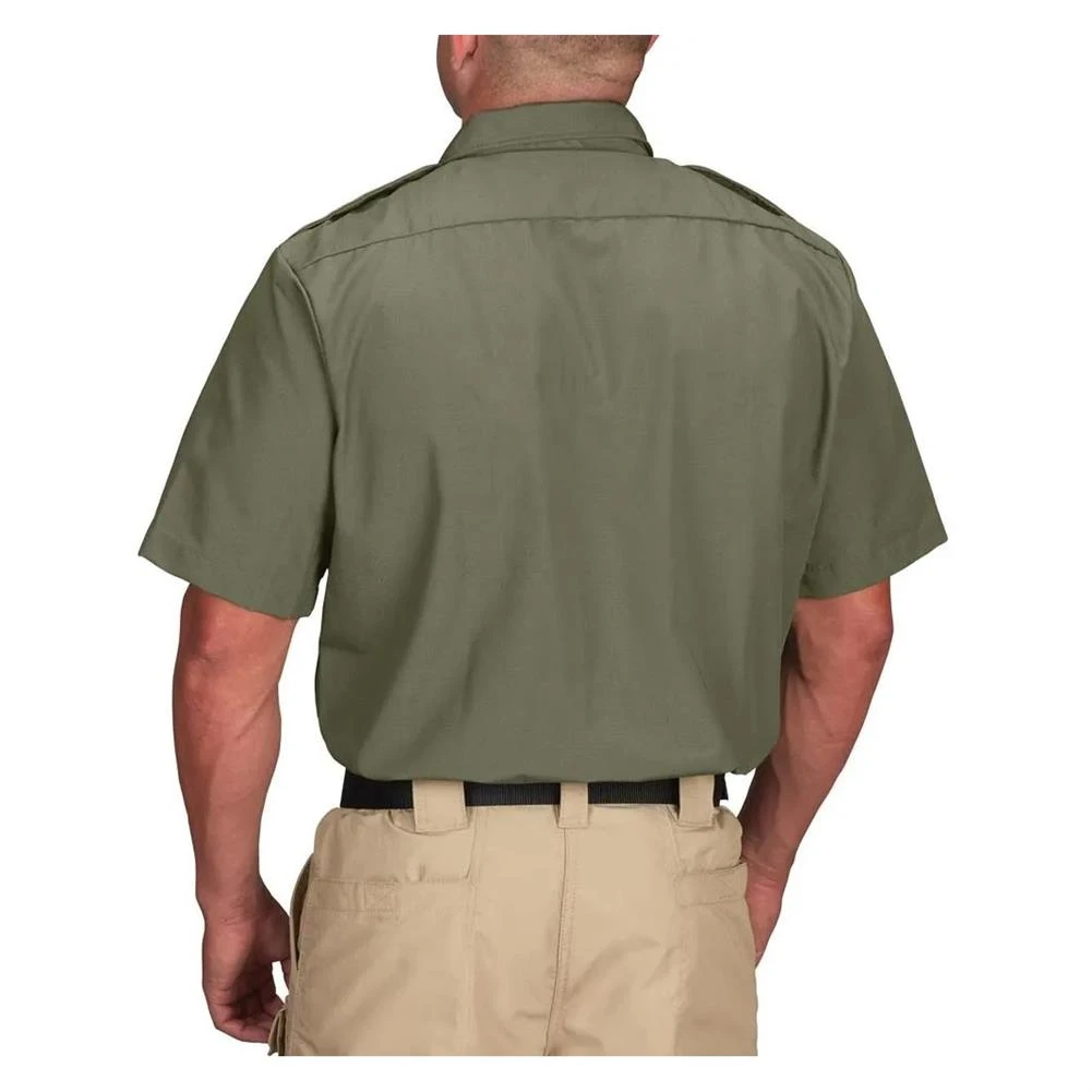 Men's Propper Short Sleeve Tactical Dress Shirts Olive - Image 2