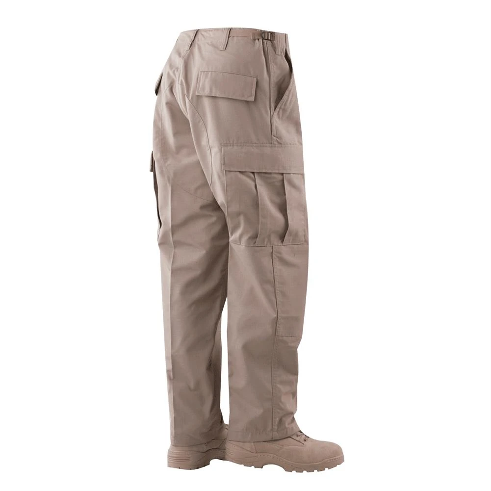Men's TRU-SPEC Cotton Ripstop BDU Pants Khaki - Image 2