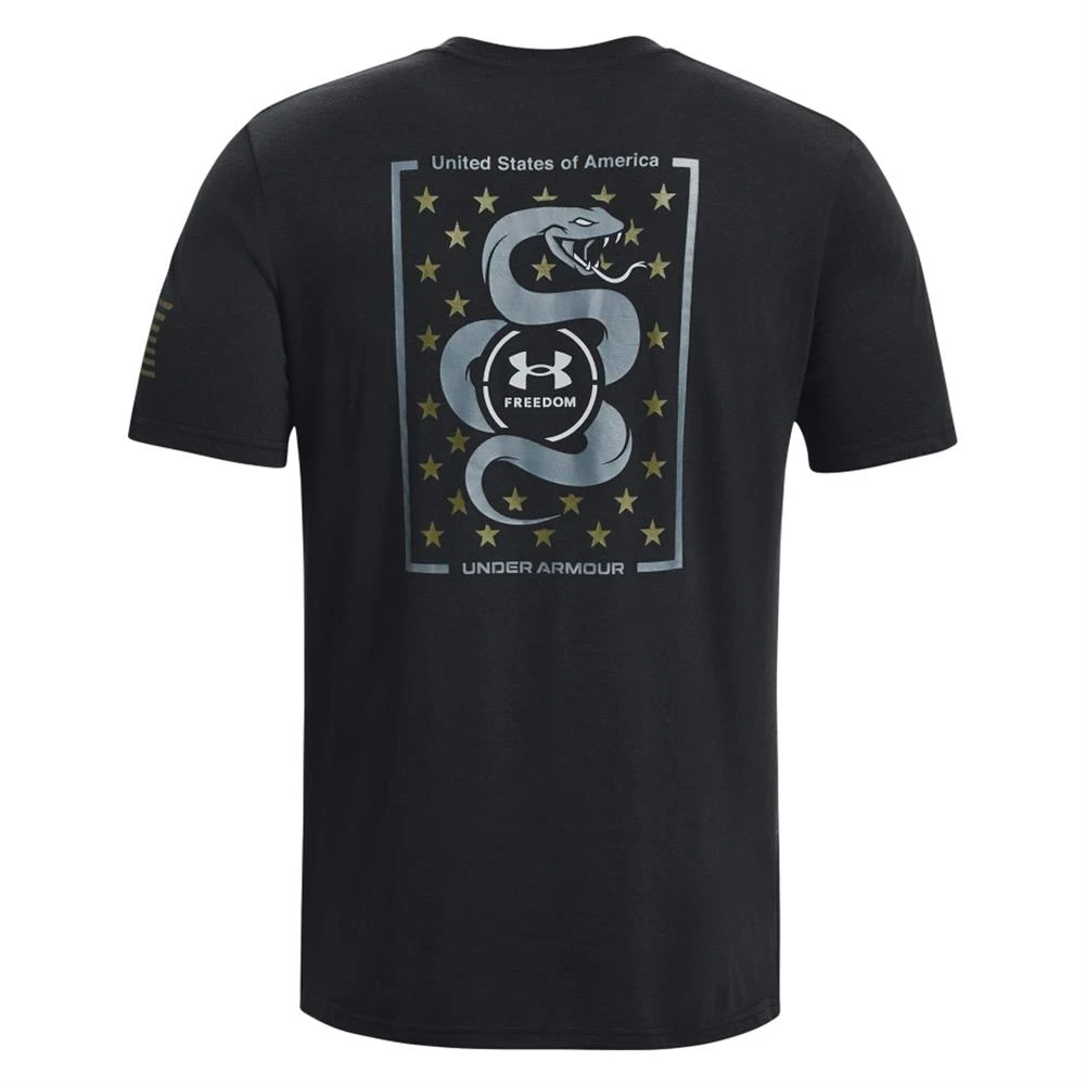 Men's Under Armour Tac Mission Made T-Shirt Black - Image 2