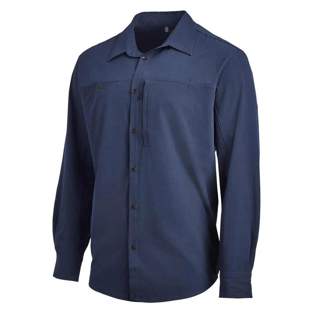 Men's Vertx Long Sleeve Flagstaff Shirt Blue - Image 2