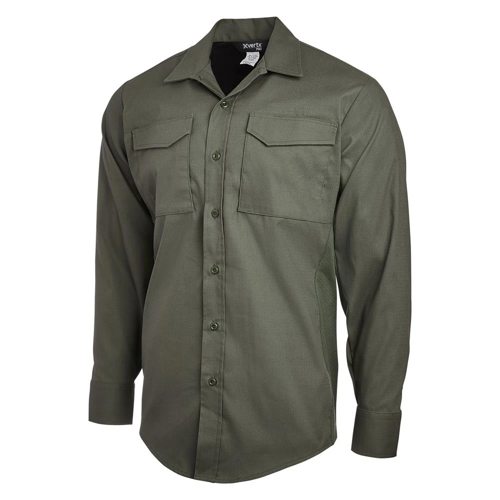 Men's Vertx Phantom Flex Long Sleeve Tactical Shirt Green - Image 2