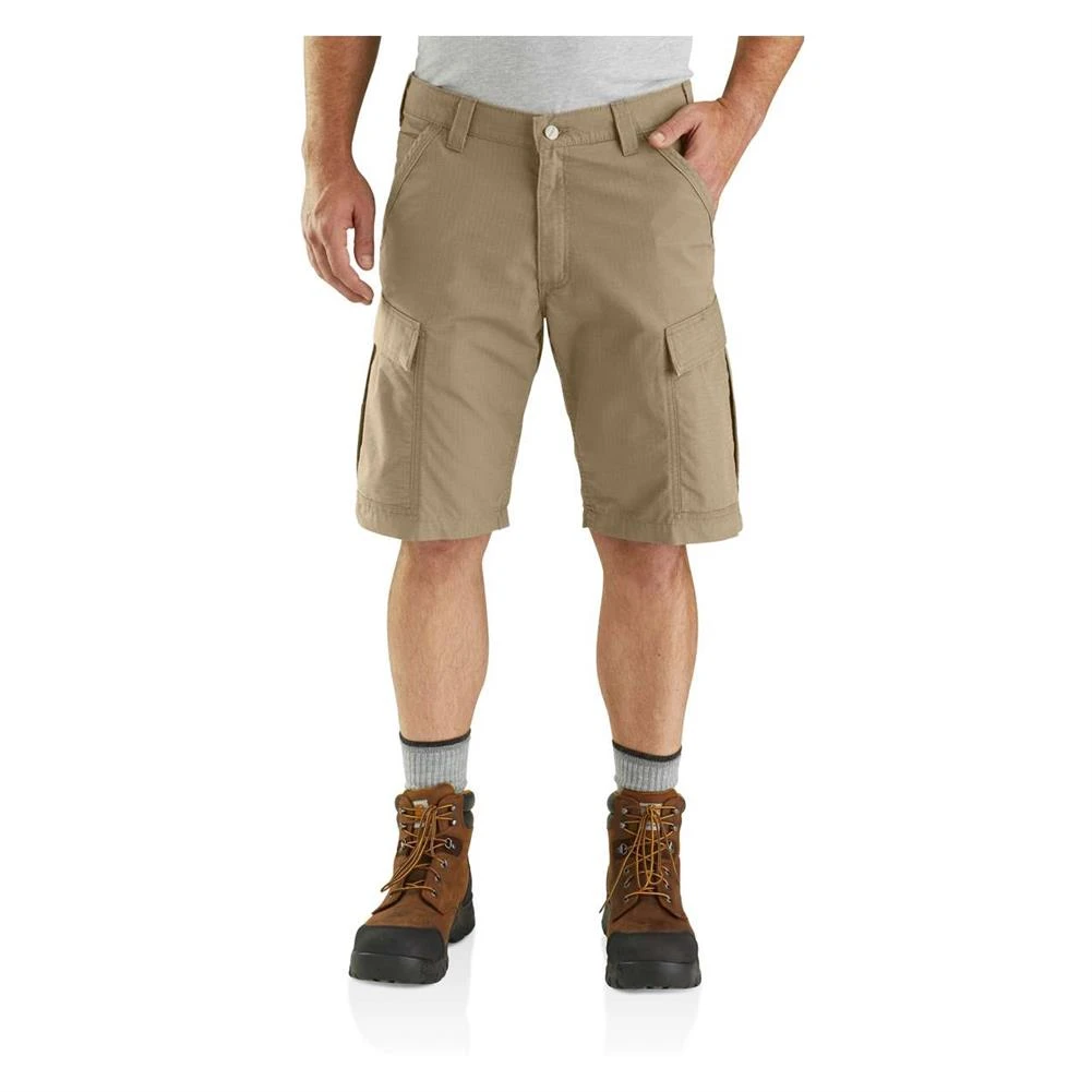 Men's Carhartt Force Broxton Cargo Shorts Khaki - Image 3