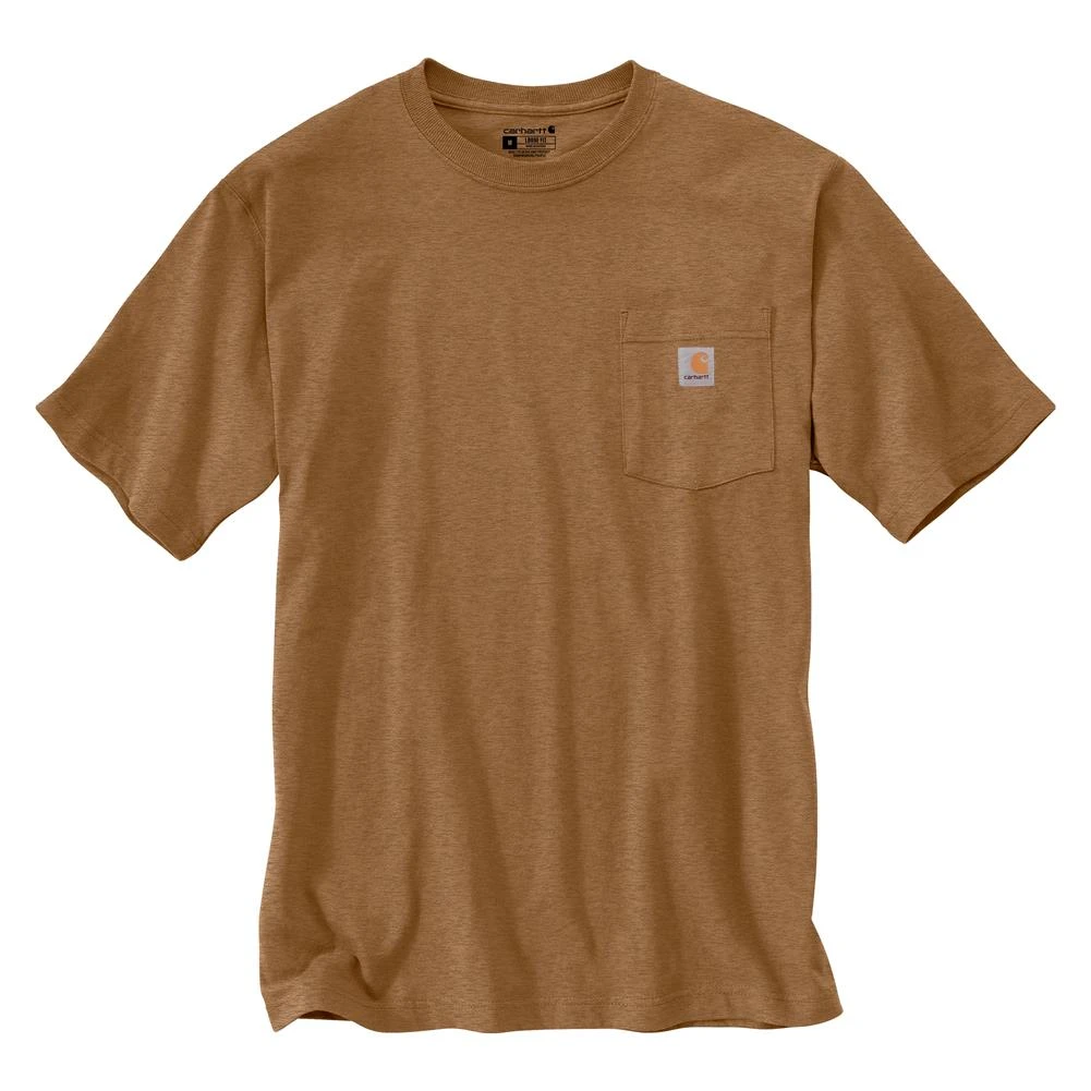 Men's Carhartt Loose Fit Heavyweight Pocket C Graphic T-Shirt Heather - Image 3
