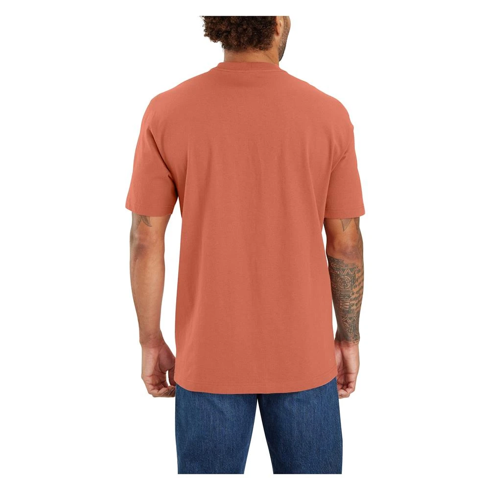 Men's Carhartt Loose Fit Heavyweight Quality Graphic T-Shirt Terracotta - Image 3