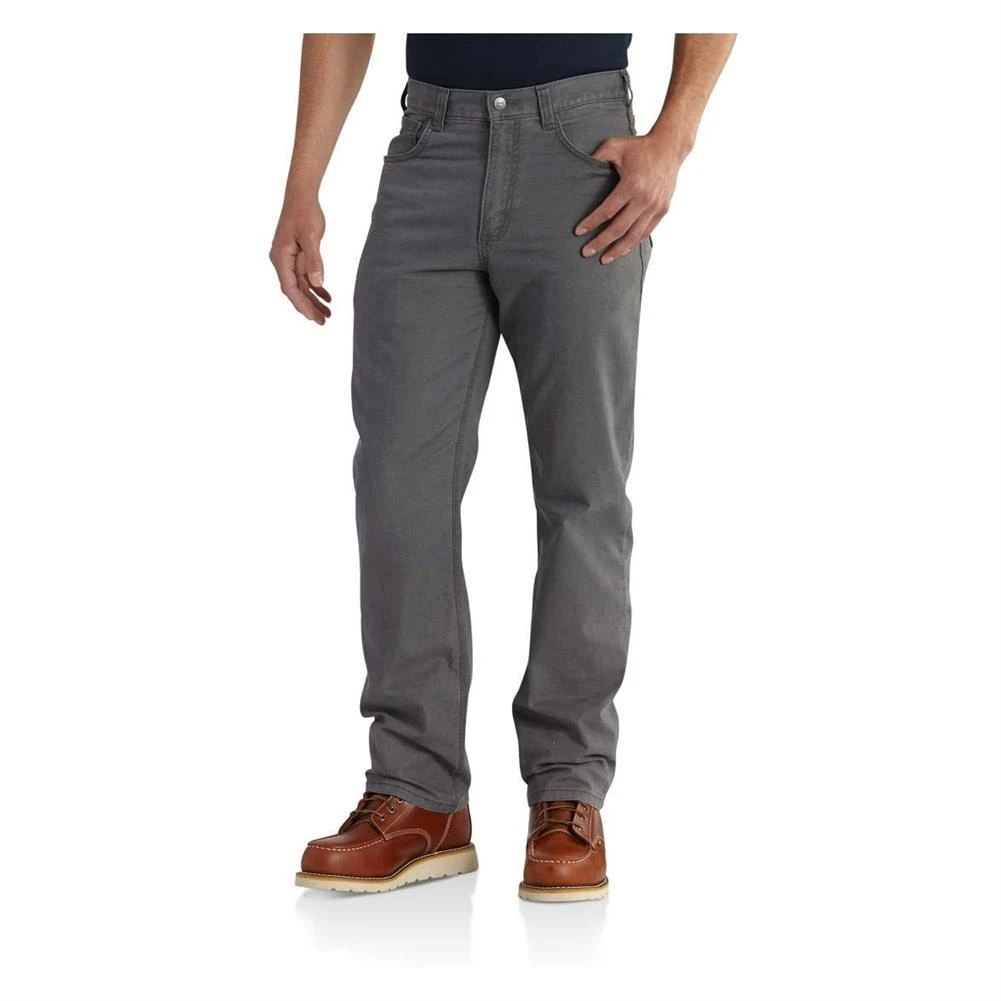 Men's Carhartt Rugged Flex Rigby 5-Pocket Work Pants Gravel - Image 3